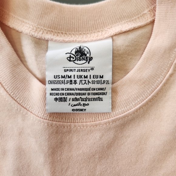 Walt Disney World Parks Medium Mickey Mouse Pink Balloons Spirit Jersey Shirt - Picture 14 of 15